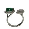 Emerald diamond ring