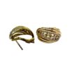 Gold and diamonds earrings