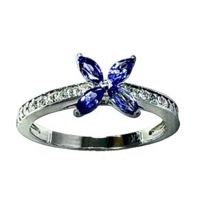tanzanite diamond ring
