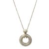 Diamond circle pendant